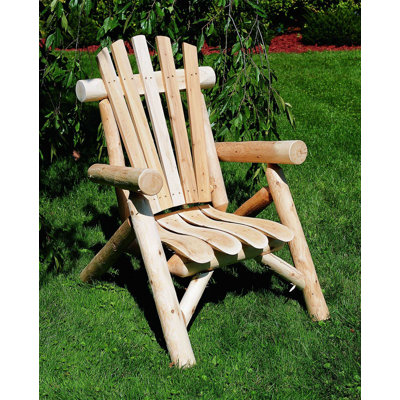Demonta Solid Wood Adirondack Chair by Loon Peak