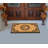 Albertina Natural Coir and PVC backing Hand Crafted by Artisans Geneva Monogrammed Floral Entry Doormat 24" x 39"-2060556759
