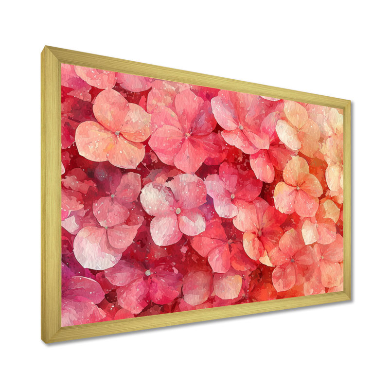 Jadaliz - Floral Wall Art, Impression d'un seul cadre photo, H 12 po x l 20 po, Doré