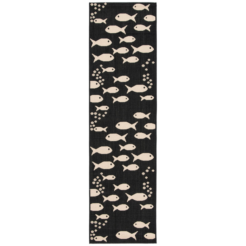 Tapis d'intérieur / extérieur Teneyck Performance, Tapis de couloir 2 pi 3 po x 8 pi