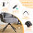 28.3” W Chenille Dovetail Swivel Office Chair-1200329803
