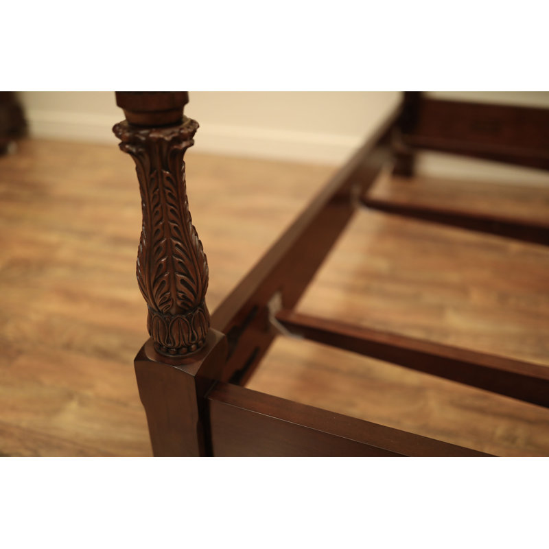 Solid Wood Four Poster Bed, King