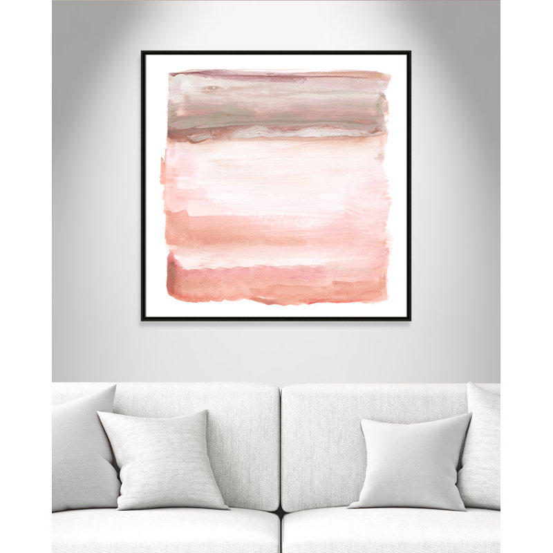 «Lakeland Boho Sky I» par Nan - reproduction encadrée sur toile, Espresso, H 37,5 po x l 37,5 po x P 2 po