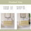 Meuble-lavabo mural simple avec plateau en résine intégré blanc-2042215558-2042215559