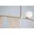Transitional 7 Light Linear Chain Chandelier