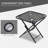 Zero Gravity Chair Set With Side Table, Folding Reclining Chair With Cupholders & Pillows, Adjustable Lounge Chair For Pool, Backyard, Lawn, Beach-1587692864