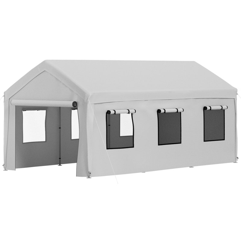 10 Ft. W x 20 Ft. D Canopy, Gray