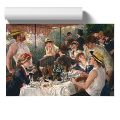 Luncheon of the Boating Party by Pierre Auguste Renoir - Frameless Print