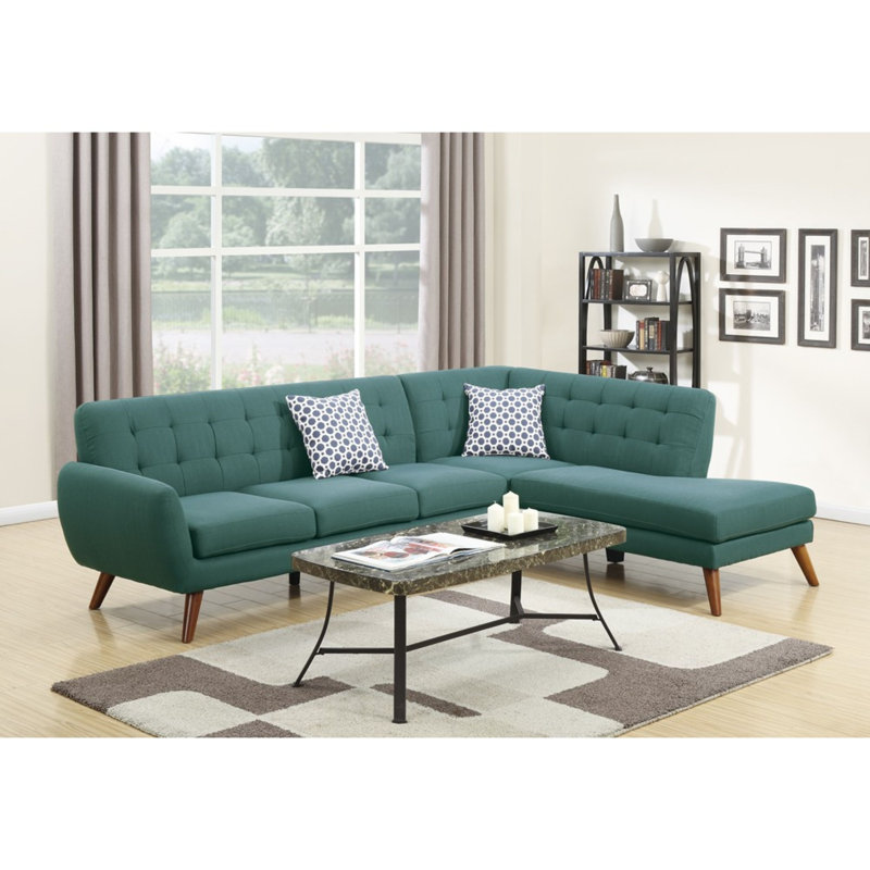 Sectional with Right Hand Facing Chaise, Laguna
