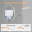 Oval LED Lighted Bathroom Mirror Backlit with Defog Memory Function -1967938280