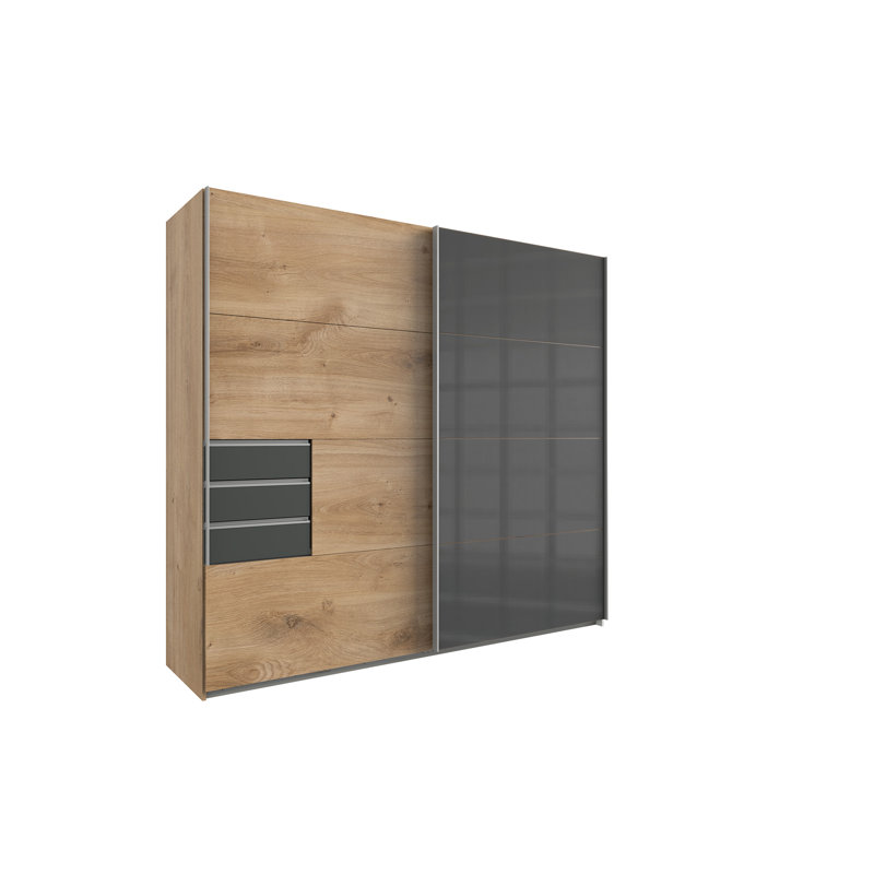 Agostini 2 Door Manufactured Wood Wardrobe