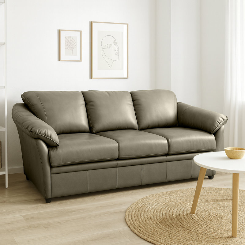 Ramdev Upholstered 80'' Sofa, Gray