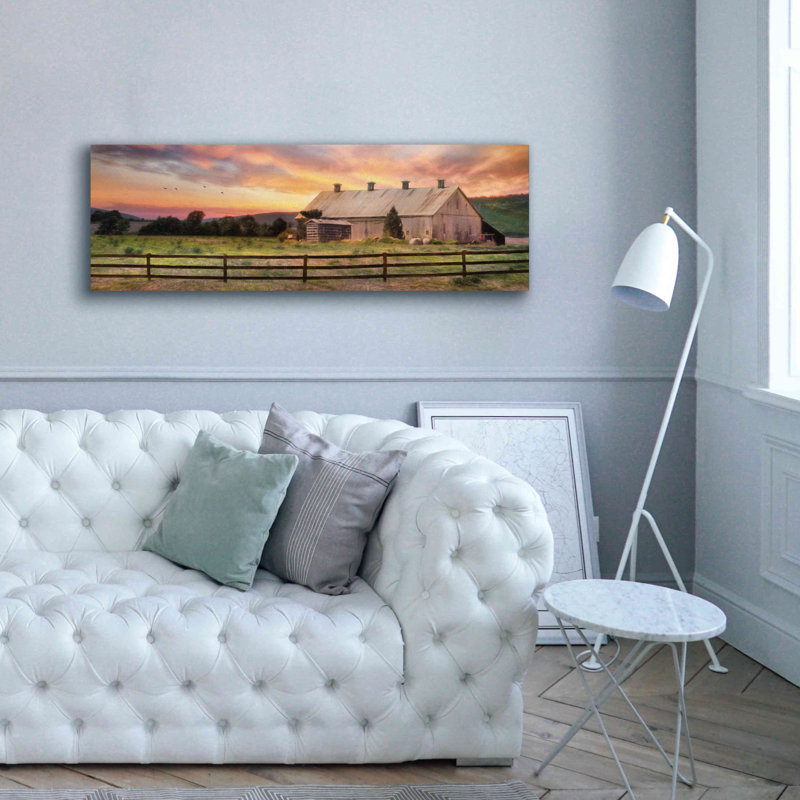 «Sunset in the Valley» par Lori Deiter, impression sur toile tendue