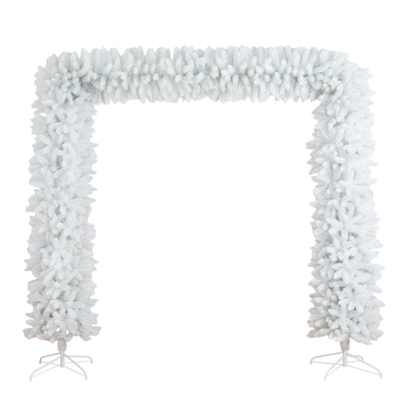 8 pi. Arche de Noël artificielle en pin blanc de Noël