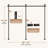 Adjustable Floor-to-Ceiling Room Divider Curtain Rod, Tension Support