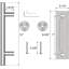 Stainless Steel Heavy Duty Sliding Barn Door Handle, Sliding Door Handle, Pull And Flush Hardware Set (Round)