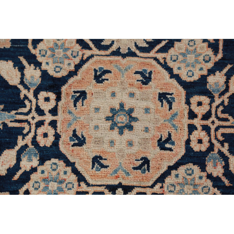 Vegetable Dye Blue Ziegler Oriental Area Rug