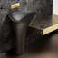 Vivian 35.5" Tall Glass Handmade Oval Pedestal Bathroom Sink-113022647