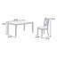 Finition grise table de salle à manger 6X chaises 7Pcs