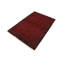 Tapis oriental rouge / noir en laine noué à la main 4 pi 3 po x 6 pi 3 po Cremeans