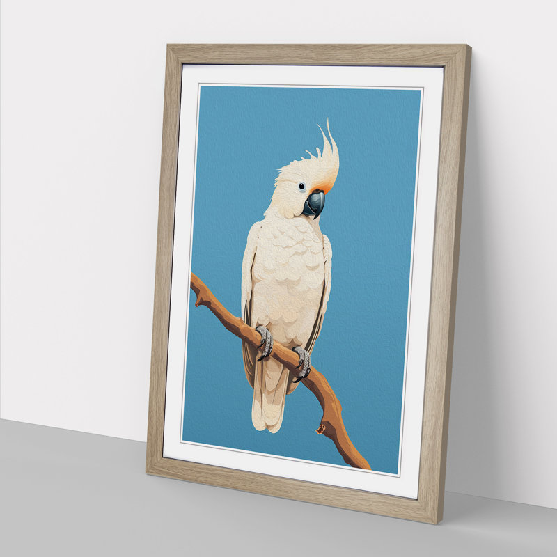 Single Picture Frame Print on Wood, Oak Framed, 34cm H x 25cm W
