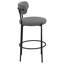 Chaise de bar rembourrée (ensemble de 2)-1252606309