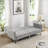 Sofas Couches | Modern Convertible Split-Back Sleeper for Apartment Living Room Dorm Office | light gray | Linen-124630727