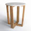 Table de bout en marbre véritable Langer-293156304