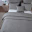 Ensemble de couvre-lit / couvre-lit en microfibre gris élégant 3 pièces-1850771675