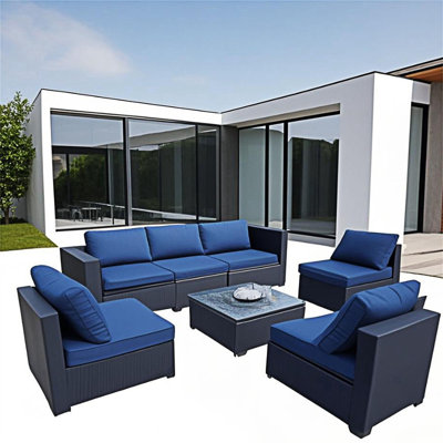 Ensemble de canapé modulaire d'extérieur
