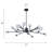 Croyd 18 - Light Dimmable Sputnik Modern Linear Chandelier-45881101