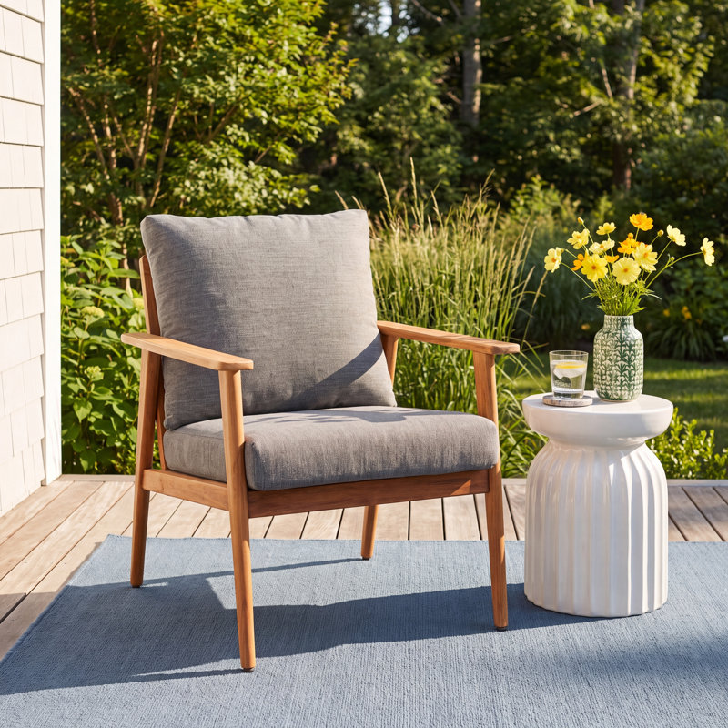 Tempo Teak Outdoor Lounge Chair