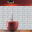 Anjelien PVC Glossy 3D Sticker Tile 15cm x 30cm-383854011