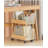 20.08'' H x 17.72'' W Book Cart with Wheels
