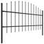 Aayan Garden Fence Spear Outdoor Panel Barrier Border Privacy Multi Sizes-631170647