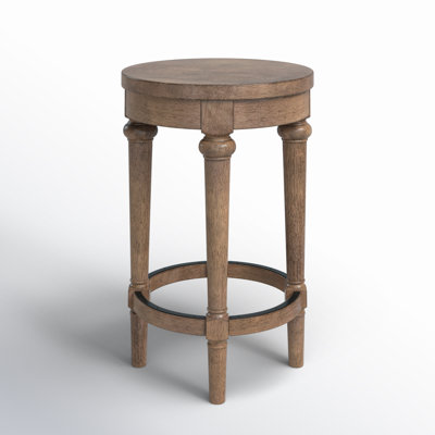 Masefield Counter Stool with Solid Wood Frame
