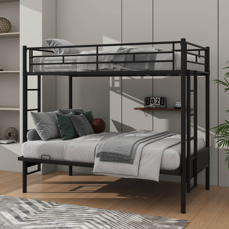 Full-Size On Twin Metal Multi-Functional Bunk Bed