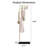 66.9-inch Metal Coat Rack Stand - Freestanding Heavy Duty Entryway Hallway Storage With Multi-hook Design For Bedroom, Closet, Office-1136854536