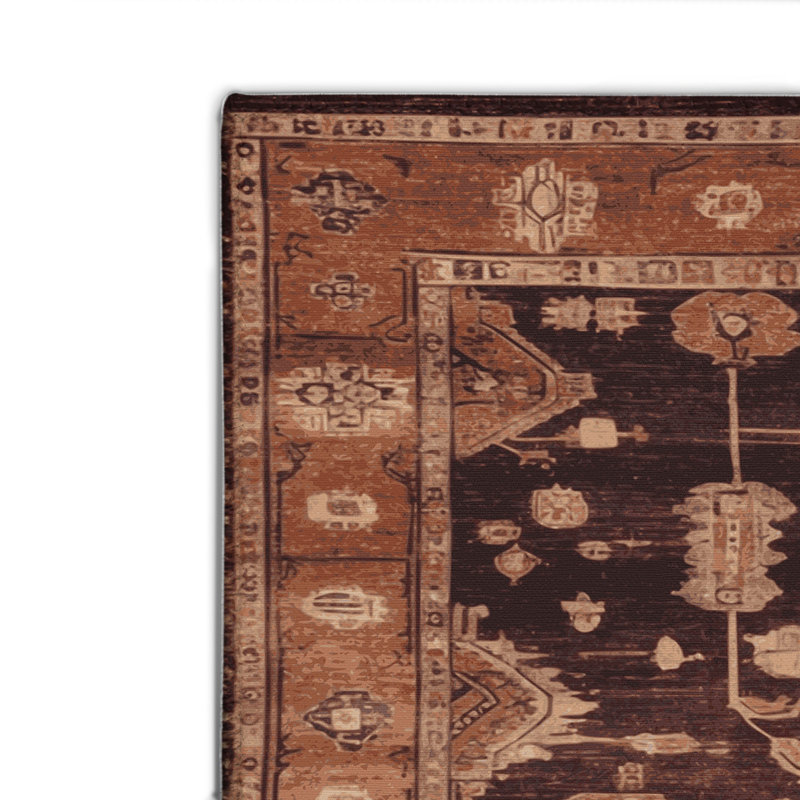 Tapis noir intérieur et extérieur surteint, Rectangulaire 2 pi x 3 pi