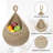 Surveen Boho Wall Hanging Fruit Baskets with 6 Hooks