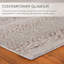 Tapis gris à imprimé animal Baytown-2013191899