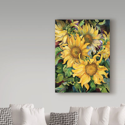 Deetra «Sunflowers», impression sur toile tendue