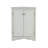 Grey Triangle Storage Cabinet With Adjustable Shelves - For Garage And Basement Modern For Home Organization