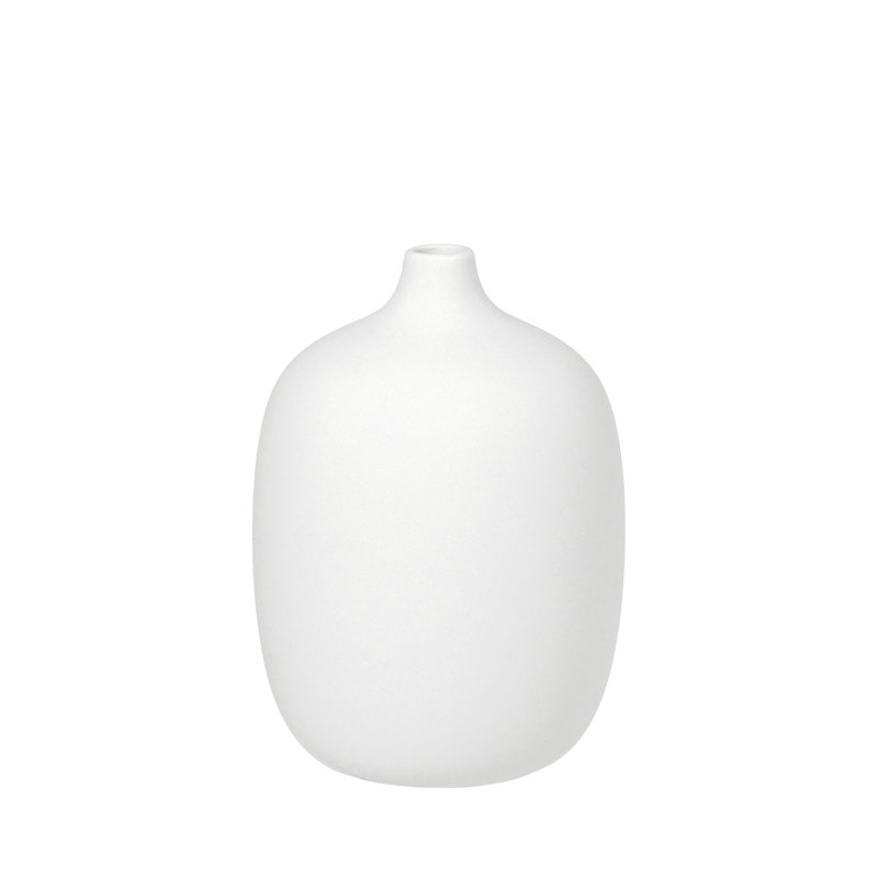 CEOLA Ceramic Table Vase 7.5'', White