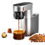 Cafetière électrique portative portative à 1 barre chauffante instantanée à 180 ° avec système de café moulu et capsule NS NS, rechargeable, réservoir d'eau de 6,1 oz