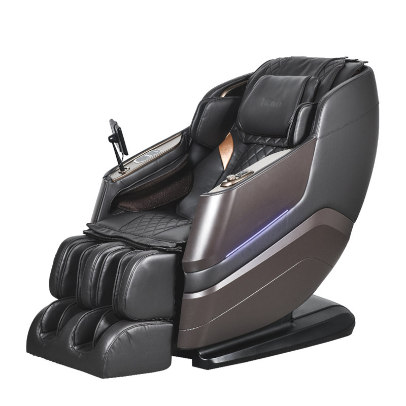 Fauteuil de massage TP-Epic 4D, Similicuir brun, Brun