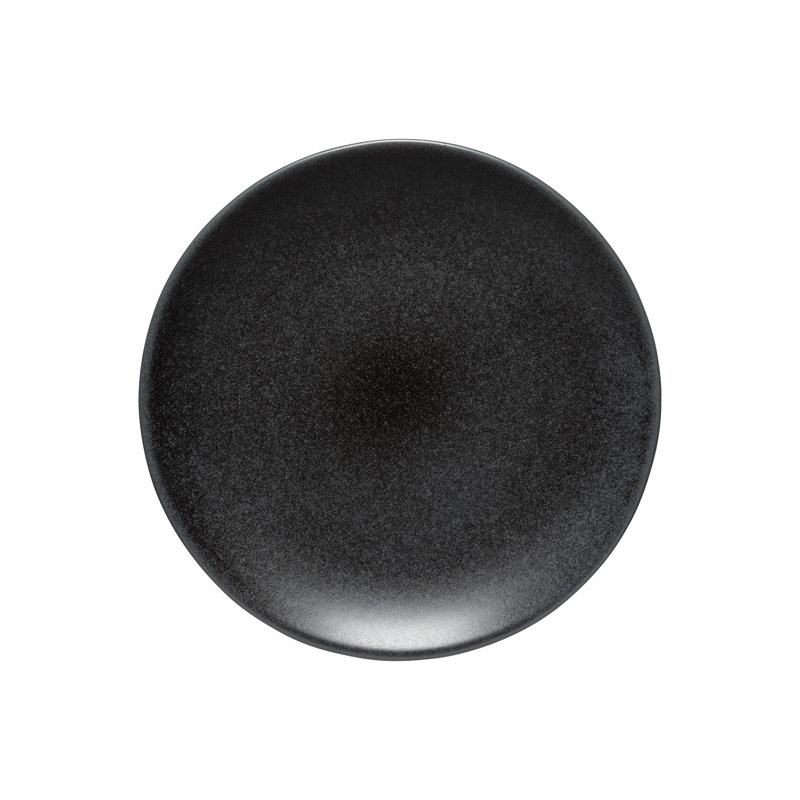 Arenito Eco Gres Amarela Dinner Plate, Charcoal Gray