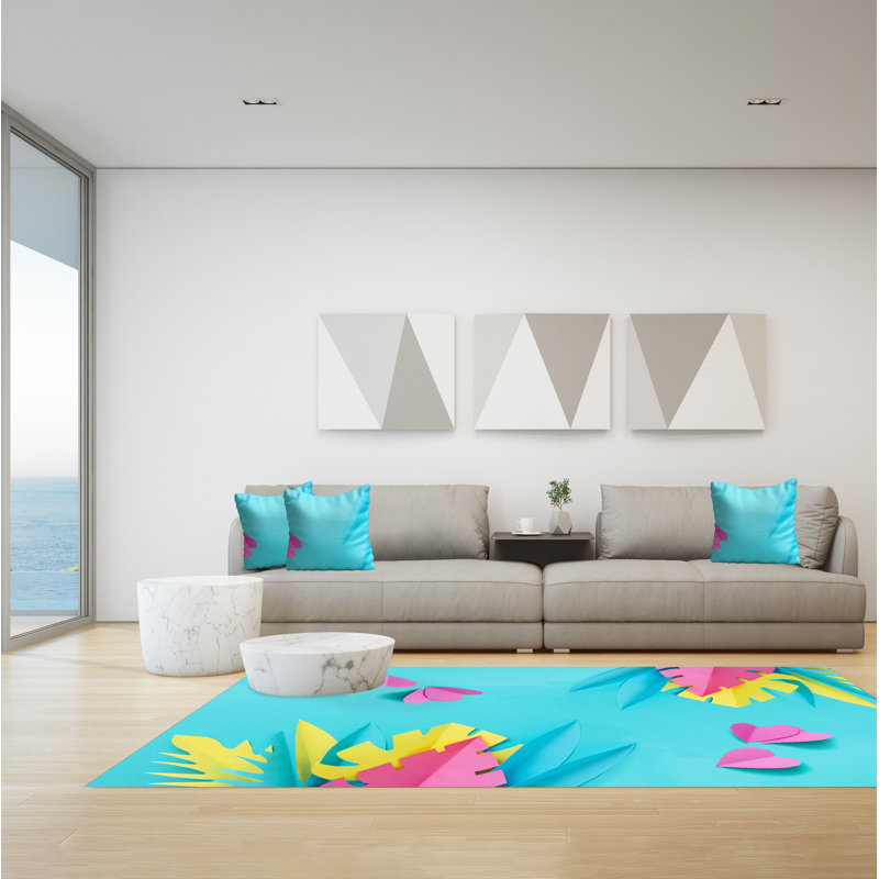 Freia Floral Area Rug, Rectangle 140 x 200cm