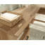 Bureau en L avec tablette ouverte en chêne Timber