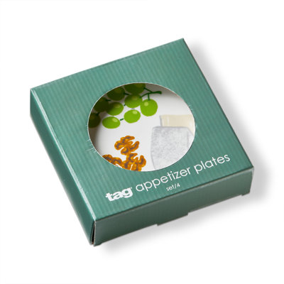 Fromage Appetizer Plates Set of 4